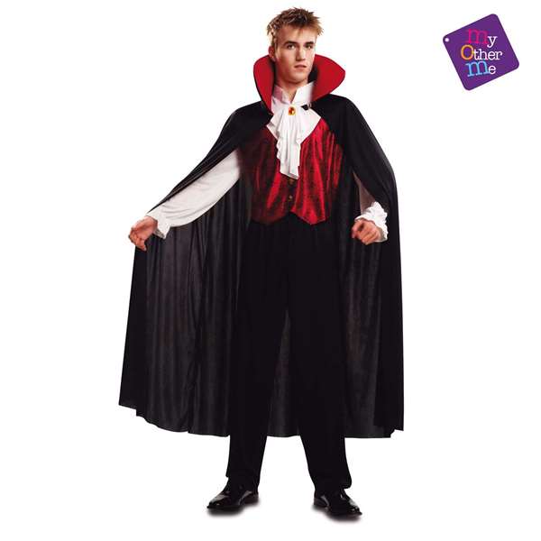 My Other Me - Déguisement Adulte Vampire Gothique avec Cape, Veste et Pantalon - Taille XL - Multicolor