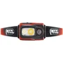 Petzl SWIFT RL Lampe frontale rechargeable 1100 lm USB IPX4 Noir/Orange (Batterie intégrée 2350 mAh, lumière rouge/blanc, sangle réglable)