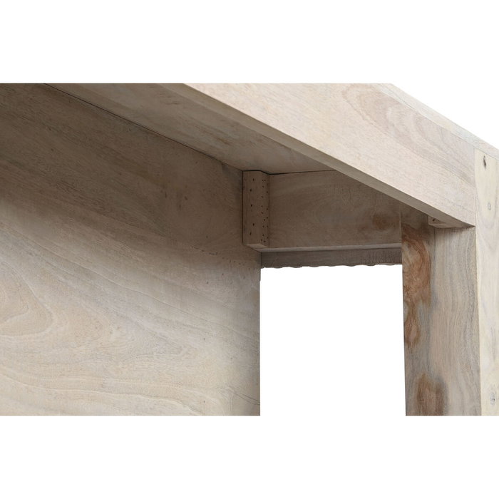 Home ESPRIT Table d'appoint Blanc Bois de manguier