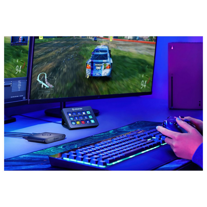 Elgato 10GBA9901 STDE Controller de streaming USB pour PC et Mac Noir