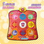 Deqube - Tapis de danse musical Bluetooth interactif pour enfants avec niveaux de jeu et lumières - Développe coordination et motricité - 6 langues