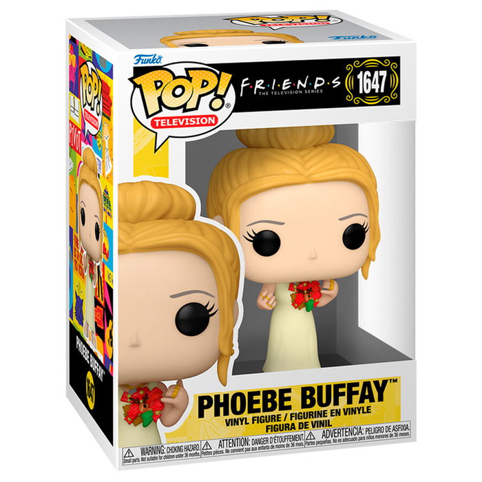 Funko Pop Vinyl - Friends Phoebe Buffay - Figurine de collection 9 cm dans sa boîte cadeau