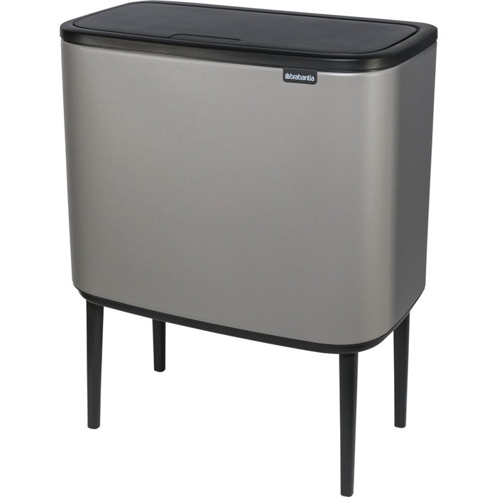 Brabantia Bo Touch Bin Gris Minéral Béton, 3 x 11 L Brabantia Bo Touch Bin Gris Minéral Béton, 3 x 11 L