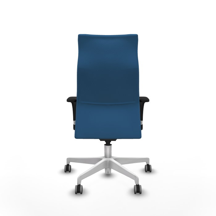 Piqueras Y Crespo Fauteuil Albacete Bleu Clair, Mécanisme Synchrone, Base Blanche Piqueras Y Crespo Fauteuil Albacete Bleu Clair, Mécanisme Synchrone, Base Blanche