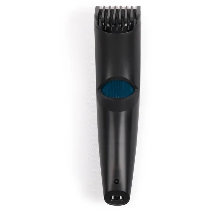 Livoo DOS186 - Tondeuse à barbe et poils rechargeable USB, 20 longueurs (0.5 à 10 mm), autonomie 90 min, 5 W, noir/bleu