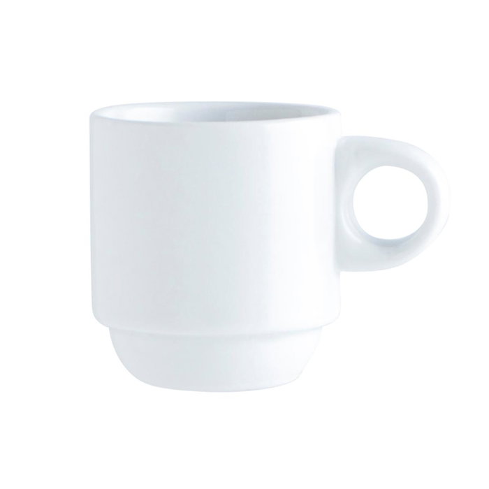Ensemble de tasses à café Quid Basic Blanc Céramique 80 ml (12 Unités) Ensemble de tasses à café Quid Basic Blanc Céramique 80 ml (12 Unités)