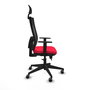 Chaise de Bureau avec Appui-tête Piqueras y Crespo 1D066G1 Rouge