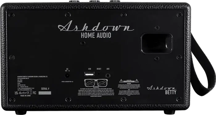 ASHDOWN Enceinte Bluetooth 2 x 20W - Noir ASHDOWN Enceinte Bluetooth 2 x 20W - Noir