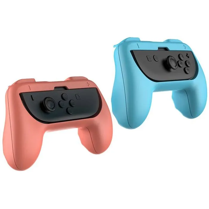 Subsonic Pack de 2 Poignées de Confort Joy-Cons - Rose et Turquoise