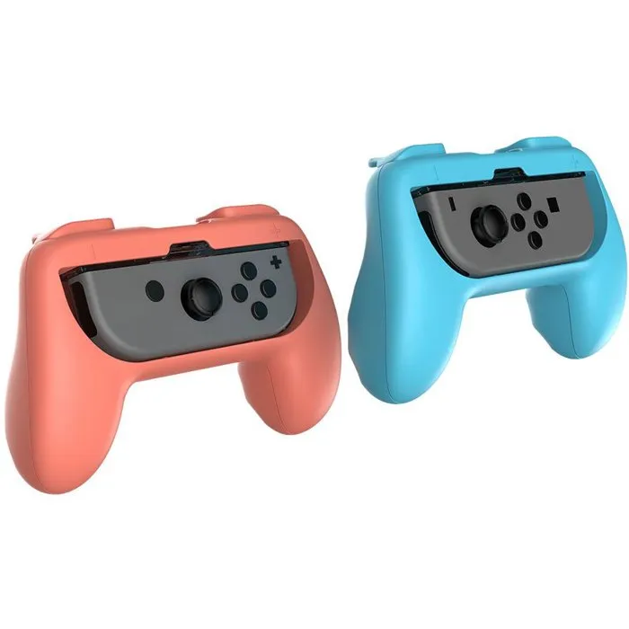 Subsonic Pack de 2 Poignées de Confort Joy-Cons - Rose et Turquoise
