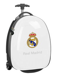 Safta Trolley Infantil 16" Real Madrid Equip. 25/26 - Valise Cabine Enfants 28 x 43 x 23 cm, Recommandé à partir de 3 ans