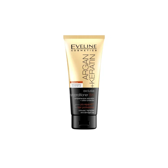 Eveline Cosmetics Après-shampooing Argan & Keratin 200 ml Eveline Cosmetics Après-shampooing Argan & Keratin 200 ml