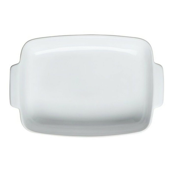 Pyrex Plat Rectangulaire Signature en Céramique Blanc 43x27x8 cm