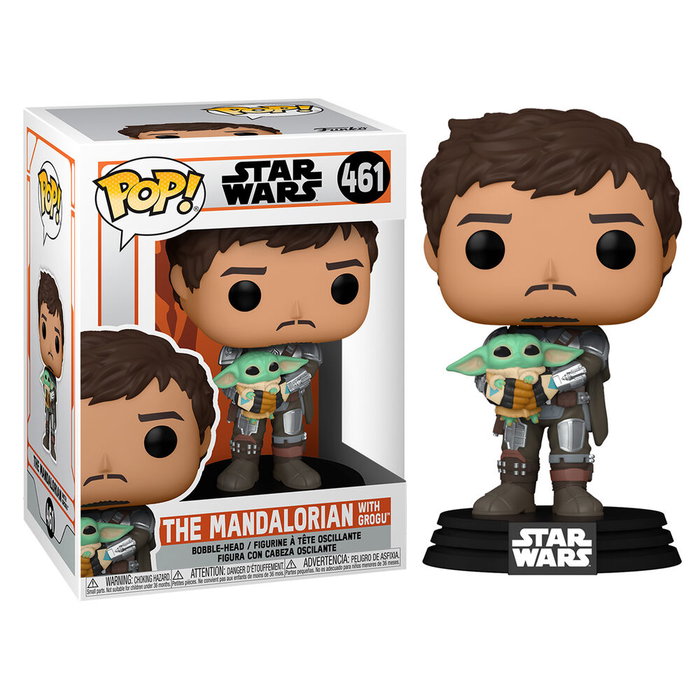 FUNKO Figura POP Star Wars Mandalorian Mando Holding Child FUNKO Figura POP Star Wars Mandalorian Mando Holding Child