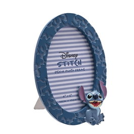 WIDDOP & CO Cadre photo Stitch Disney en résine bleue 10x15cm