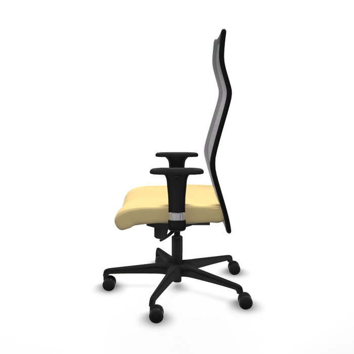 Piqueras y Crespo Chaise de Bureau Albacete Crème et Noir Piqueras y Crespo Chaise de Bureau Albacete Crème et Noir