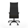 Piqueras y Crespo Chaise de Bureau Albacete Crème et Noir