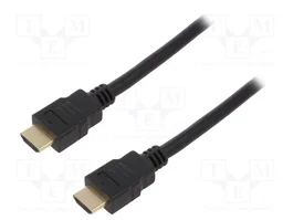 LOGILINK Câble HDMI 2.1 de 3m, Ultra Haute Vitesse 8K/10K, Noir