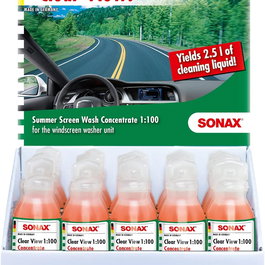 Sonax Vision Claire 1:100 Concentré SX03711000 Nettoyant Essuie-glace Été