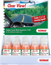 Sonax Vision Claire 1:100 Concentré SX03711000 Nettoyant Essuie-glace Été