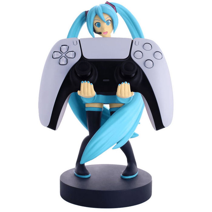 EXQUISITE GAMING Cable Guy - Figure de support et de charge Hatsune Miku 21cm - Compatible PS5, Xbox Series, iPhone, manettes EXQUISITE GAMING Cable Guy - Figure de support et de charge Hatsune Miku 21cm - Compatible PS5, Xbox Series, iPhone, manettes