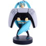 EXQUISITE GAMING Cable Guy - Figure de support et de charge Hatsune Miku 21cm - Compatible PS5, Xbox Series, iPhone, manettes