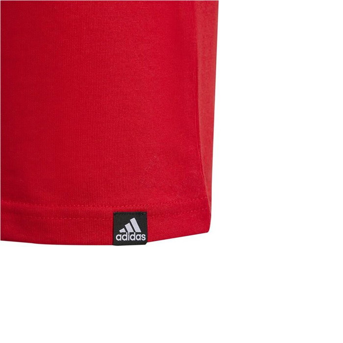 T shirt à manches courtes Enfant Adidas Camo Linear 11-12 ans Rouge