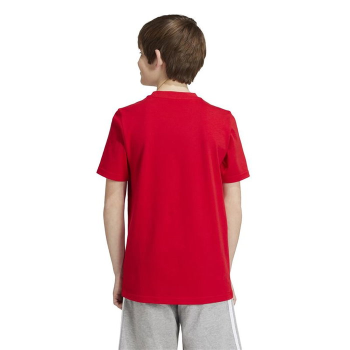 T shirt à manches courtes Enfant Adidas Camo Linear 11-12 ans Rouge