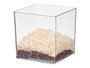 Giftdecor Vase Carré en Acrylique Transparent 15x15 cm (Set de 16)