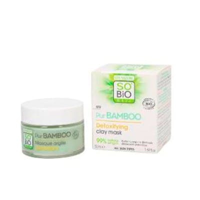 SO´BIO ETIC Mascarilla Facial Detox Pur Bamboo arcilla 50g BIO SO´BIO ETIC Mascarilla Facial Detox Pur Bamboo arcilla 50g BIO
