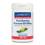 LAMBERTS Huile de primevère (Onagre) 500 mg, 180 capsules