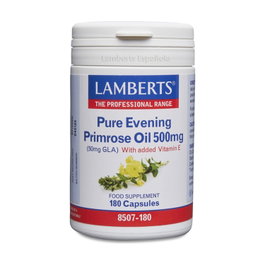 Lamberts Huile de Prímula Pure 500 mg, 180 Capsules