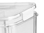 Leknes Boîte Rectangulaire Hermétique Blanche 950 ml 20.5 x 7.8 x 14 cm Plastique (Set de 24)