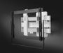 One For All WM6661 Support Mural TV Ultra Slim à Pivot 120°, Blanc/Noir, Compatible 32 à 90 pouces