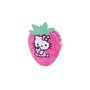 Hello Kitty Monedero Soft Porte-monnaie fourrure motif fraise pour enfants en polyester rose 13x13x4 cm