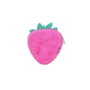 Hello Kitty Monedero Soft Porte-monnaie fourrure motif fraise pour enfants en polyester rose 13x13x4 cm