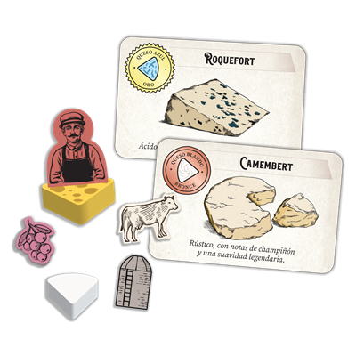 Road to Infamy R2IFRO01ES - Jeu de société Fromage, jeu de stratégie et gestion de ressources, 1-4 joueurs, dès 14 ans