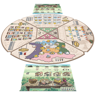 Road to Infamy R2IFRO01ES - Jeu de société Fromage, jeu de stratégie et gestion de ressources, 1-4 joueurs, dès 14 ans