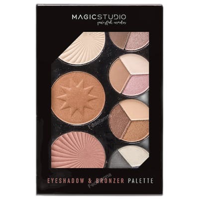 Magic Studio Palette d'ombres à paupières et bronzant 23 g
