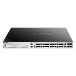 D-Link DGS-3130-30PS-E Switch Gigabit L3 Géré 24 Ports PoE+ 4 SFP+ 370W