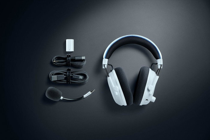 Razer BlackShark V3 Pro - Casque de Gaming Blanc pour PS5 et PC Razer BlackShark V3 Pro - Casque de Gaming Blanc pour PS5 et PC