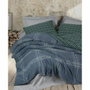 BigBuy Home Parure de couette Bleu 220 x 240 cm avec 2 taies d'oreiller
