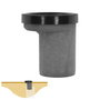 ABRISA Manchon Excentrique WC en PVC 90 mm