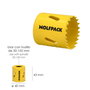 WOLFPACK LINEA PROFESIONAL Scie cloche bimétal Target Ø 40 mm