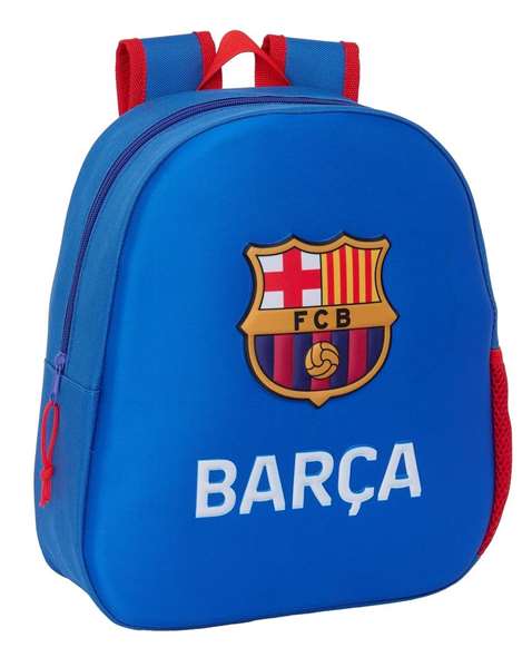Safta Sac à dos 3D F.C. Barcelona 27x33x10 cm - Pour enfants à partir de 3 ans