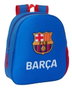 Safta Sac à dos 3D F.C. Barcelona 27x33x10 cm - Pour enfants à partir de 3 ans