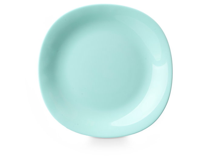 Vivalto Assiette Plate Carrée Opal Vert 28 cm (Set de 24)