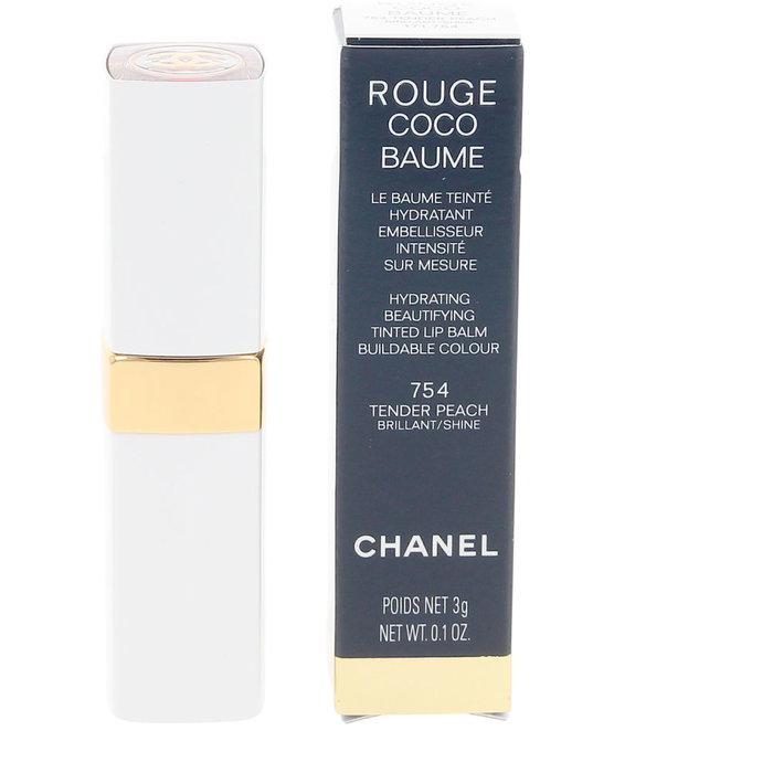 Chanel ROUGE COCO BAUME Baume teinté hydratant #754-Pêche Tendre 3 gr