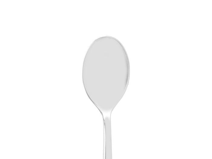 KINVARA Set de 48 Cuillères en Plastique Argenté