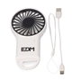 Edm Ventilateur de poche avec crochet, 3 vitesses
